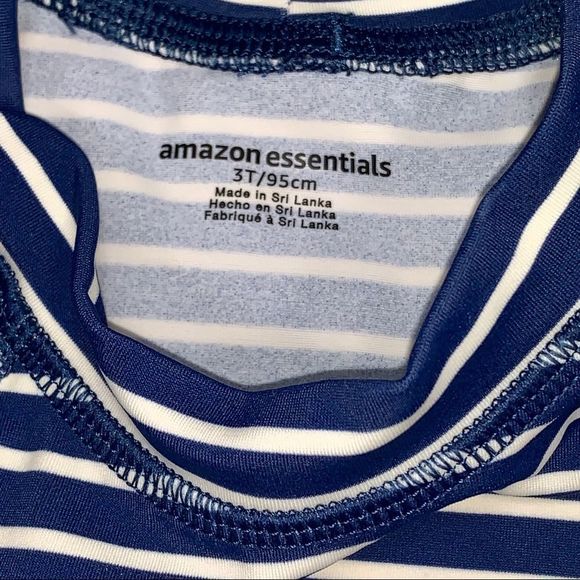 Amazon Essentials Striped Rashguard Size 3T - Picture 5 of 5